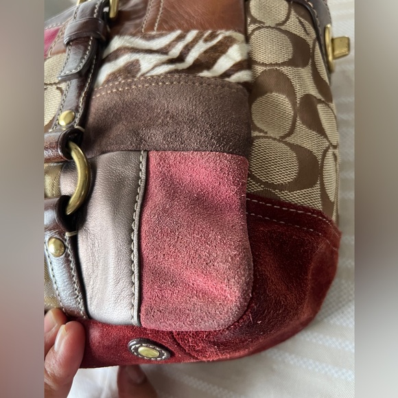 LAST CHANCE- Coach Patchwork Tote - Picture 5 of 15